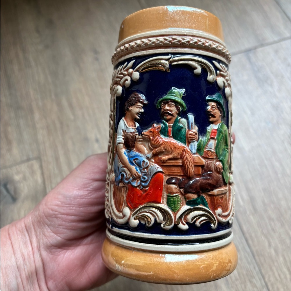 🍺Oktoberfest Vintage Gerz Stein Bar Barware West Germany Beer Stein